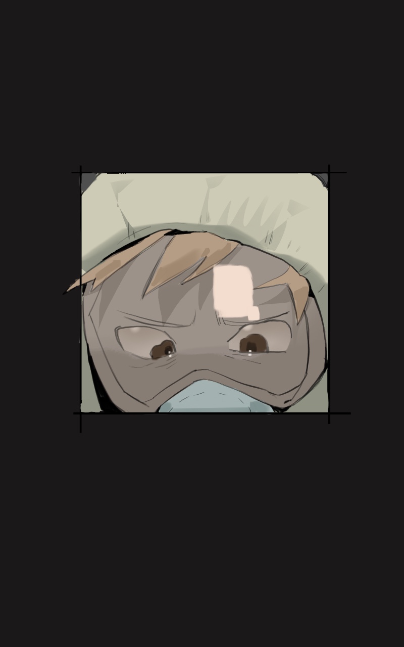 look down